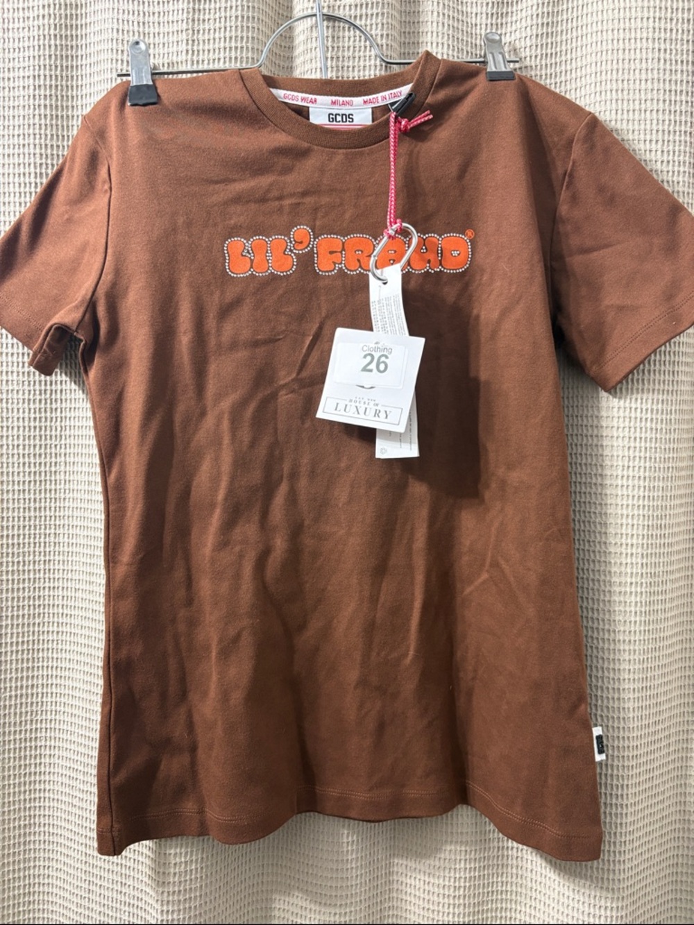 GCDS high quality tee made in Italy 100 cotton